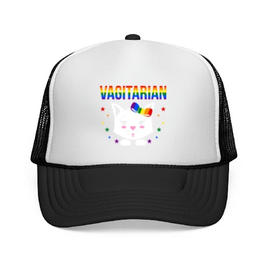 vagitarian venom Trucker Caps