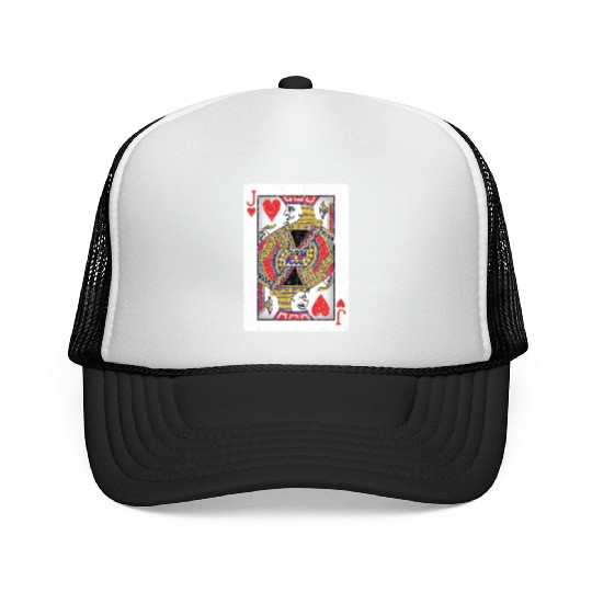 jack of hearts playing card Trucker Caps