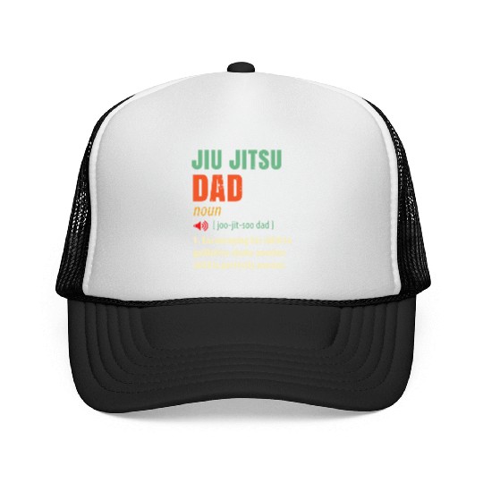 Funny BJJ Dad Gift | Fathers Day Brazilian Jiu Jit Trucker Caps