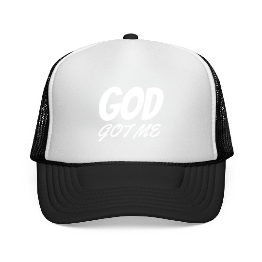 God Got Me - Christian Trucker Caps