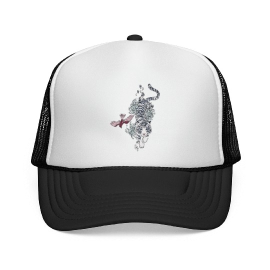 Unique Japanese spirit Tiger | My spirit Animal Trucker Caps