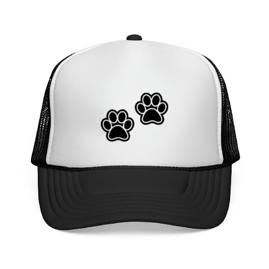 Paw Prints Trucker Caps