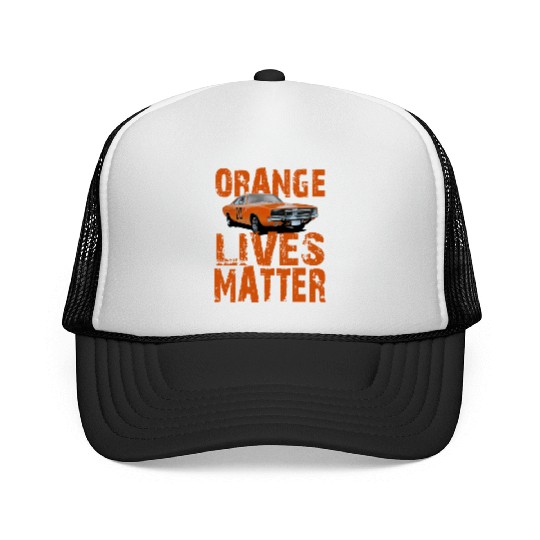 General Lee Dukes Of Hazzard Retro Orange Lives Trucker Caps