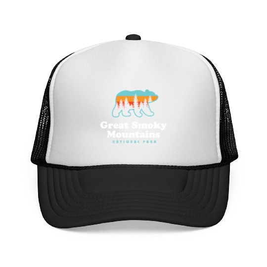 Great Smoky Mountains Trucker Caps Bear Great Smoky Mount