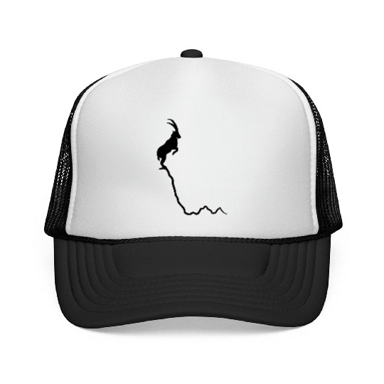 Mountain ibex, mountain goat Trucker Caps