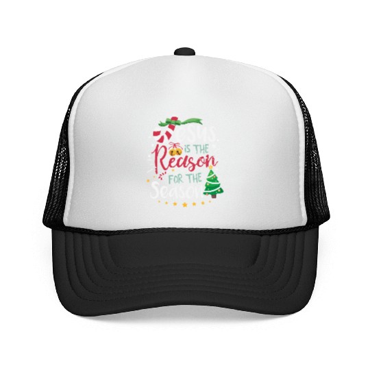 Jesus is the reason for the season Trucker Caps