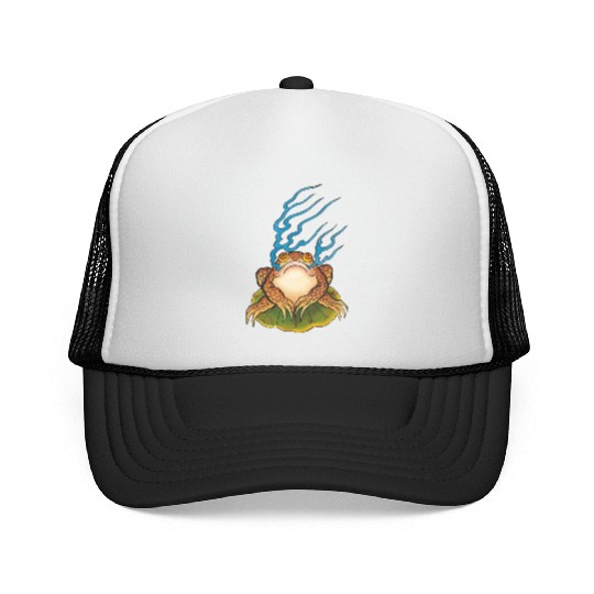 Traditional Japanese Irezumi Magical Frog Trucker Caps