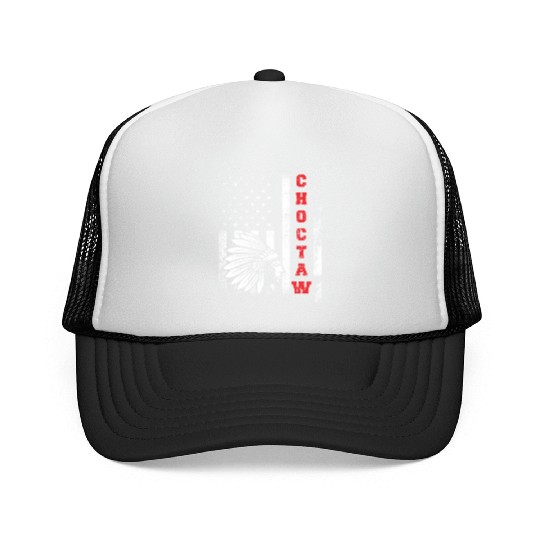 Choctaw Flag US USA Native American Indian Gift Trucker Caps