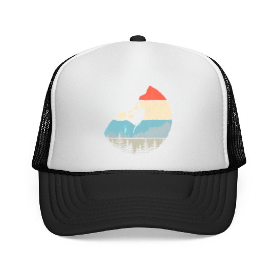 Vintage Style Rock Climbing Retro Bouldering Trucker Caps