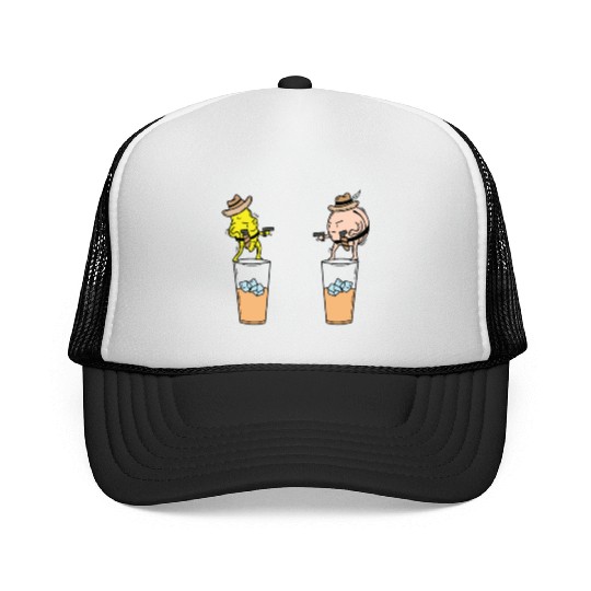 Iced Tea Lemon and Peach in the wild West Trucker Caps
