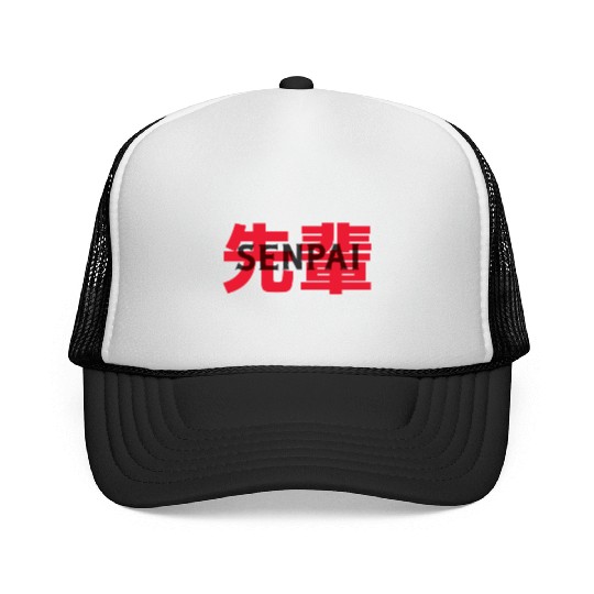 Japanese Anime Senpai Trucker Caps