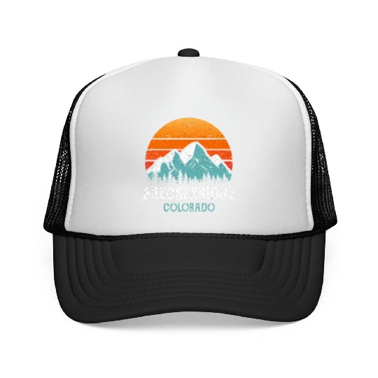 Vintage Breckenridge Trucker Caps Retro Sun Mountains