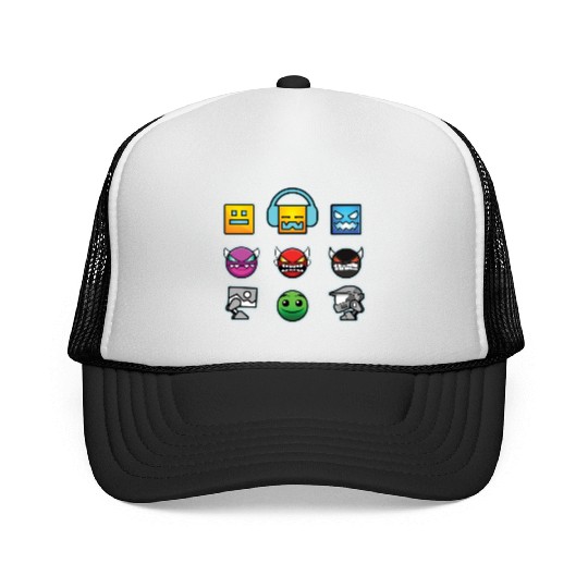 geometry dash insane Trucker Caps