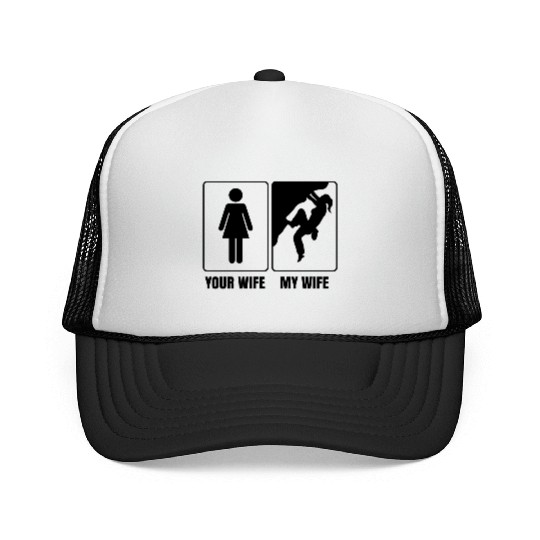 Rock Climbing Free Climber Saying Bouldering Trucker Caps