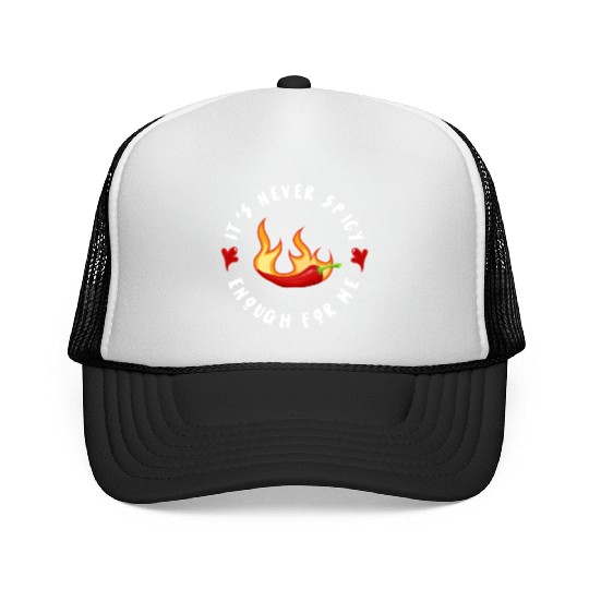 Chili Red Pepper Funny Gift For Hot Spicy Food & S Trucker Caps