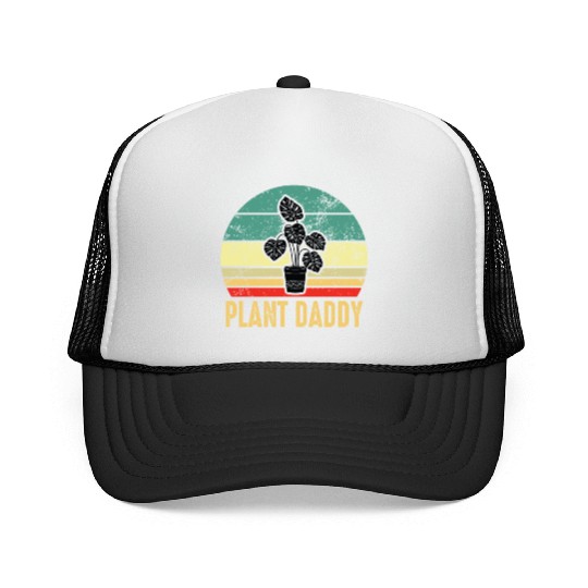 Plant Daddy Funny Gardening Houseplants Trucker Caps
