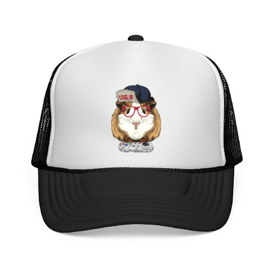Guinea pig Video Game Wildlife Animal Guinea Trucker Caps