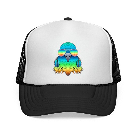 Pigeon Dove Music DJ - Bird Collection Trucker Caps