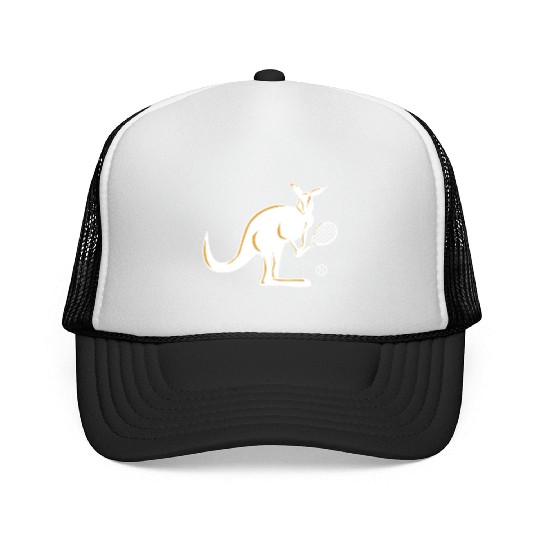 Australia Kangaroo Tennis Player Funny Gift Idea Trucker Caps