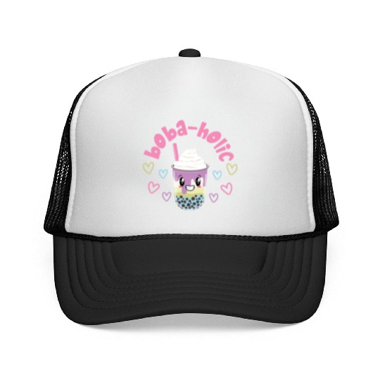 Bubble Boba Tea Trucker Caps