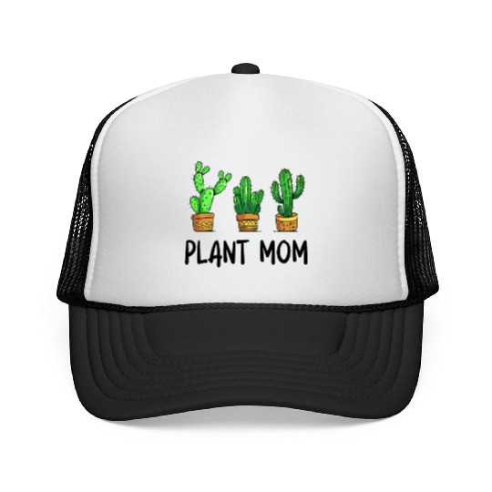 Plant Mom Funny Cactus Succulent Trucker Caps