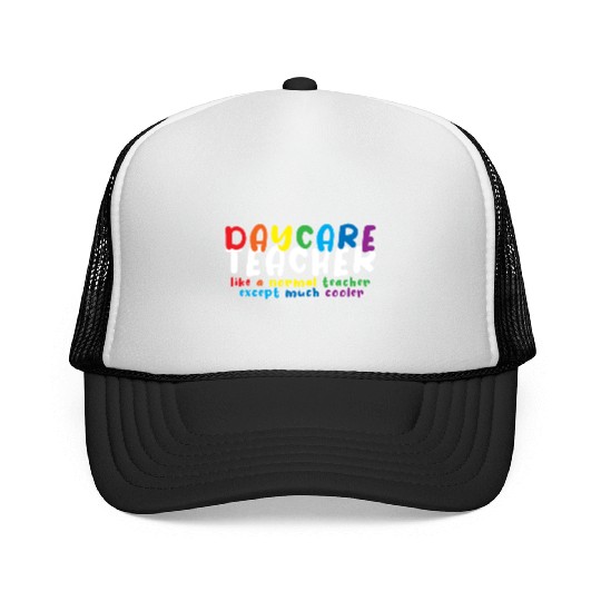Daycare Teacher Daycare Provider Childcare Trucker Caps