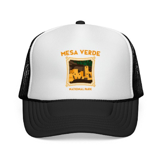 Mesa Verde National Park Novelty Graphic Design Trucker Caps
