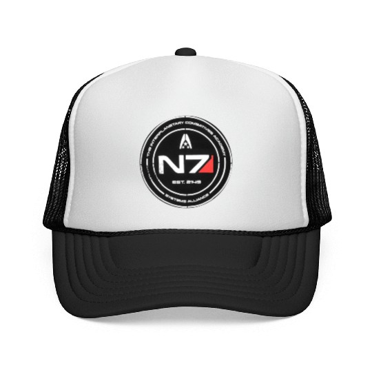 N7 Mass Effect Commander Shepherd Trucker Caps