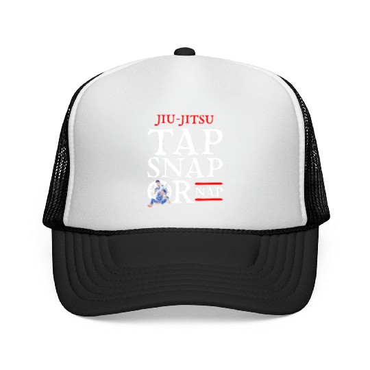 Jiu Jitsu Tap Snap or Nap BJJ Brazilian Jiu Jitsu Trucker Caps