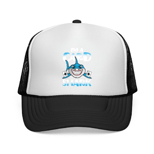 Poker - Card Shark Casino Gamble - Beach Trucker Caps