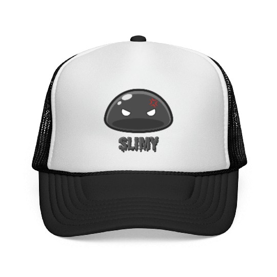 Cute Black Dungeon Slime Monster Weird Anime Trucker Caps