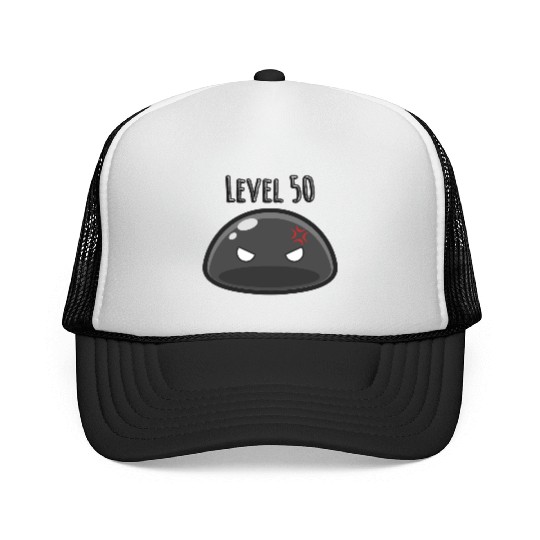 Cute Black Dungeon Slime Monster Weird Anime Trucker Caps