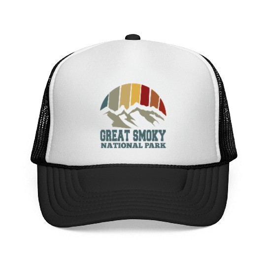 great smoky mountain national park Trucker Caps