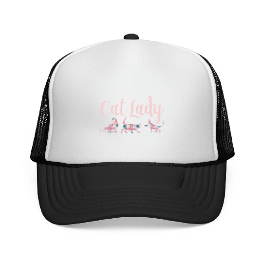 Cat Lady - Cat Mom - Cat owner gift Trucker Caps