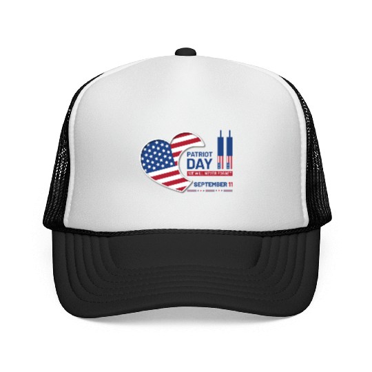 Patriot Day 9 11 USA Trucker Caps