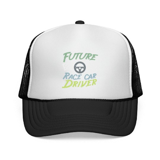 Future Race Car Driver Racing Racer Gift Trucker Caps