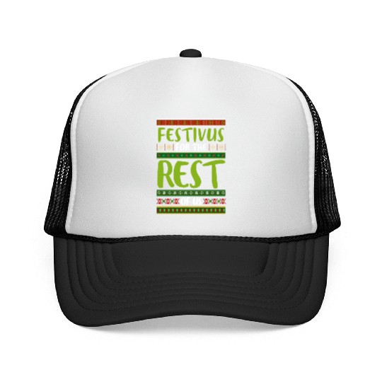 Christmas Gift Festivus For The Rest Of Us Trucker Caps