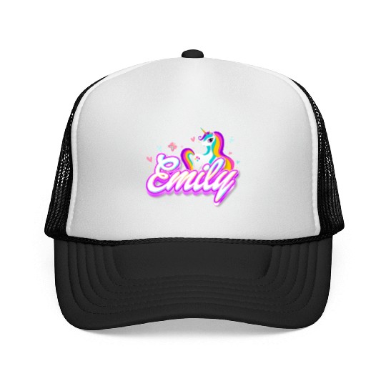 Emily Unicorn Trucker Caps