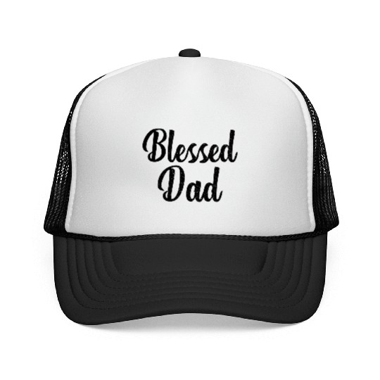 Blessed dad Trucker Caps