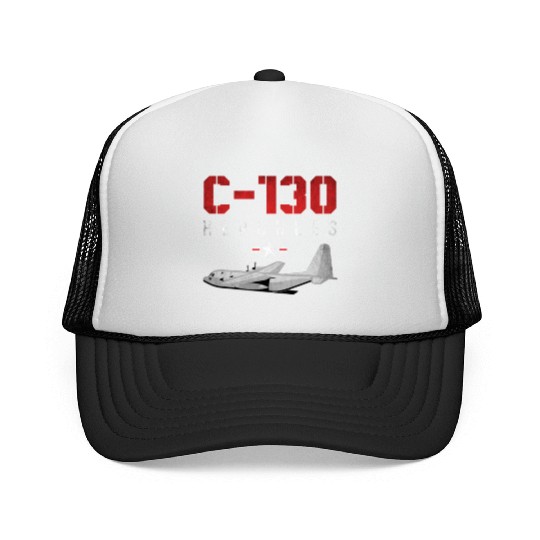 C 130 Hercules US Airborne Fighter Pilot Trucker Caps