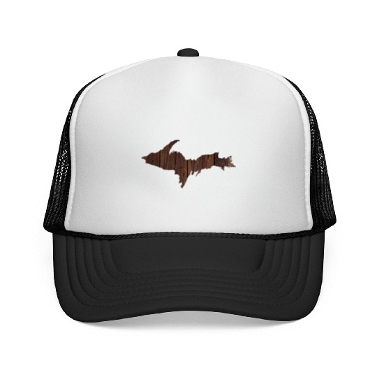 Upper Peninsula Wood Yooper 906 Trucker Caps