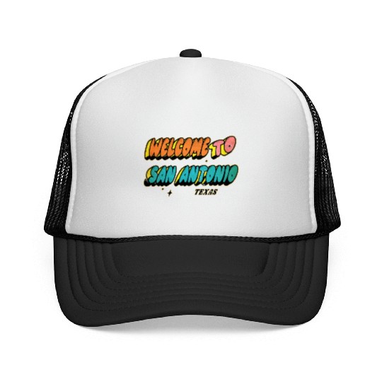 Welcome to San Antonio Texas Design Trucker Caps