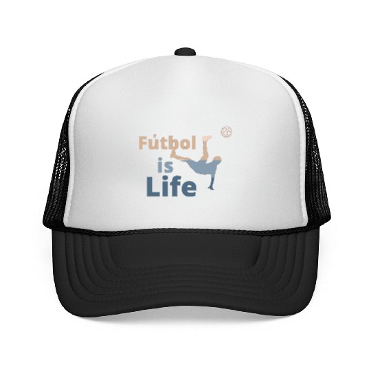 Football is life Trucker Caps