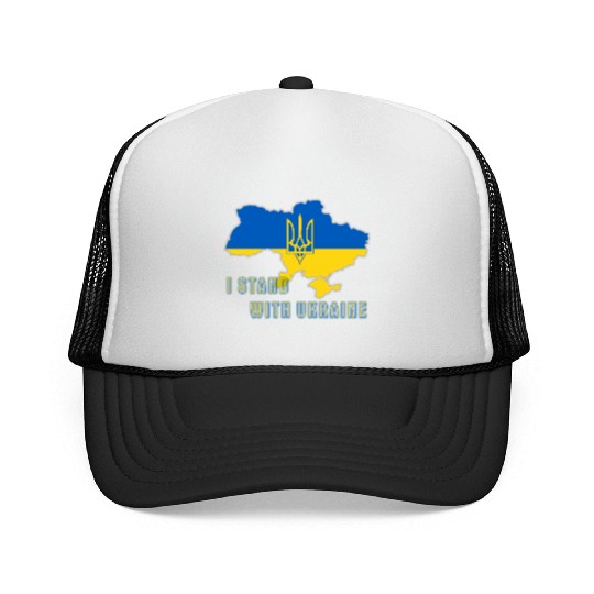 I Stand With Ukraine Trucker Caps