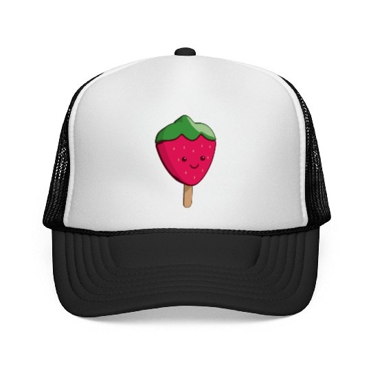IceCream Strawberry Trucker Caps
