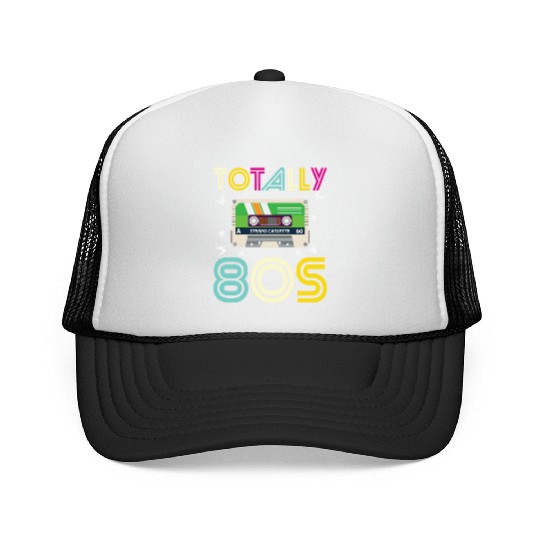 Totally 80s Retro Music Cassette Tape Trucker Caps