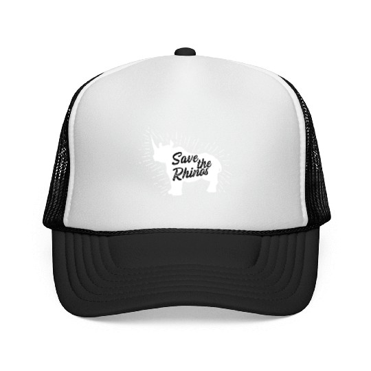 Save the Rhinos Vegan Gift Trucker Caps