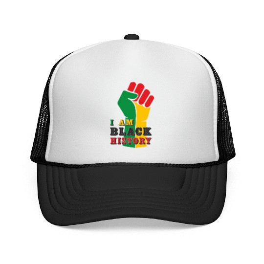 I Am Black History, Juneteenth, Freedom Day Trucker Caps