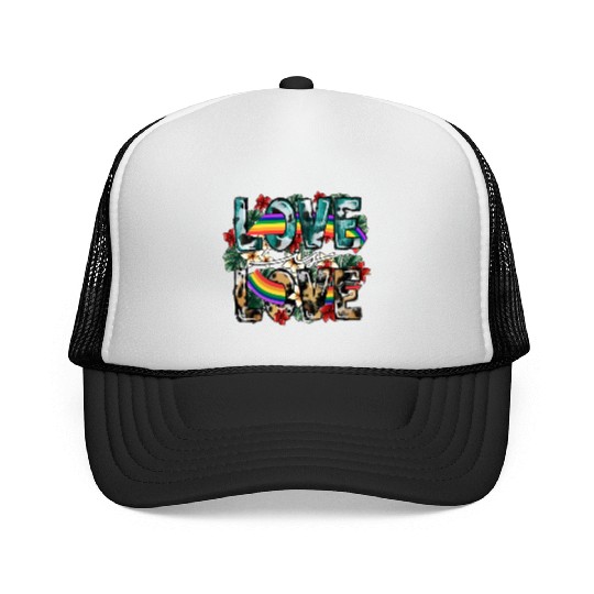 Love is Love Trucker Caps