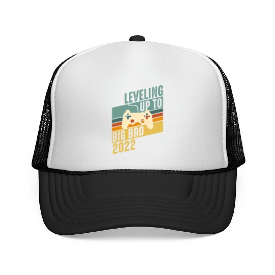 Level up Big Brother 2022 Baby Gamer Boy Baby Trucker Caps